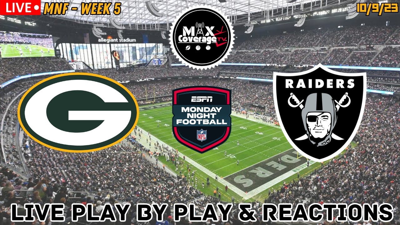 Green Bay Packers Vs Las Vegas Raiders | Live Play By Play & Reactions (10/9/23)