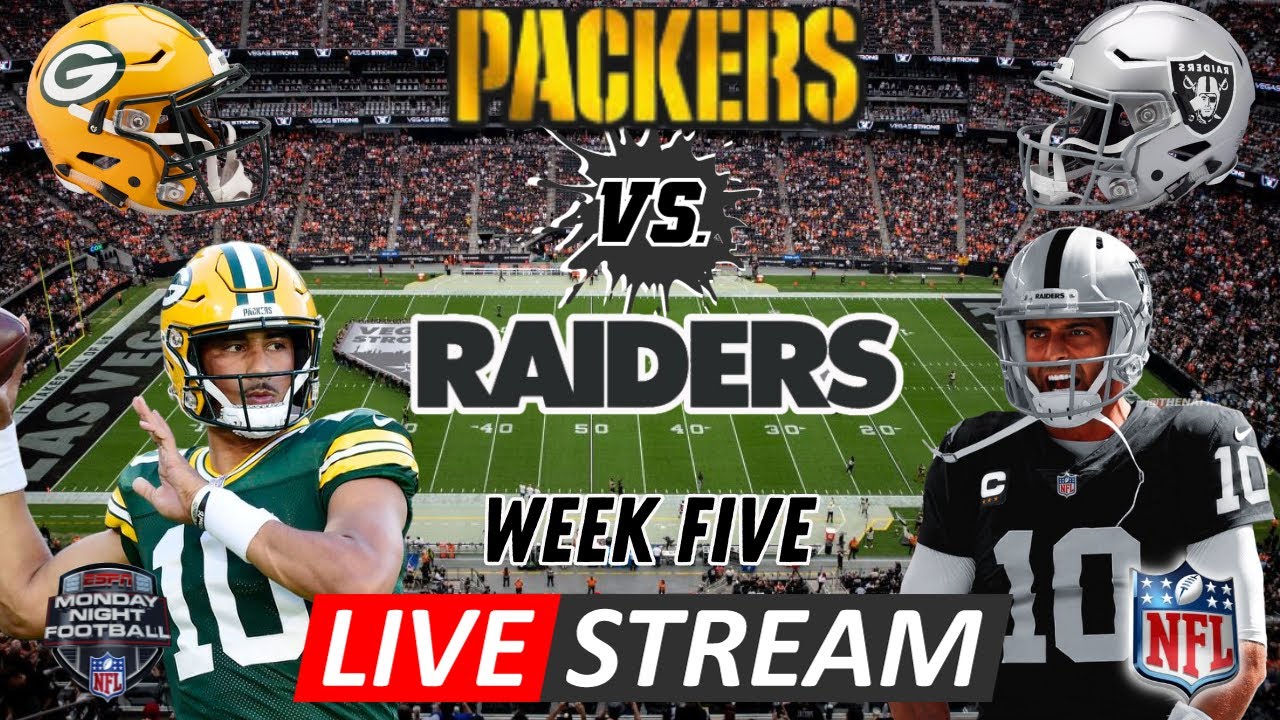 Green Bay Packers Vs Las Vegas Raiders Live 🏈 | Live Reactions &play By Play