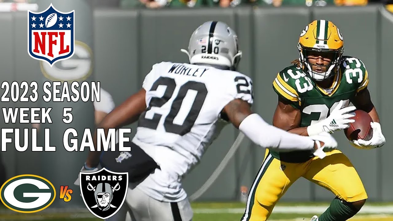 Green Bay Packers Vs Las Vegas Raiders 10/9/23 Full Game Week 5 | Nfl Highlights Today