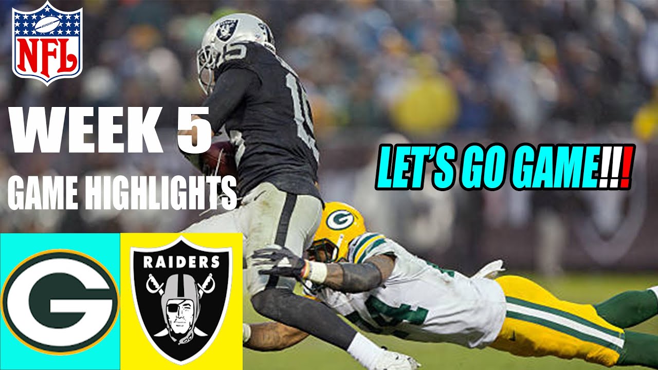 Green Bay Packers Vs Las Vegas Raiders [week 5] (10/10/23) | Nfl Highlights Today