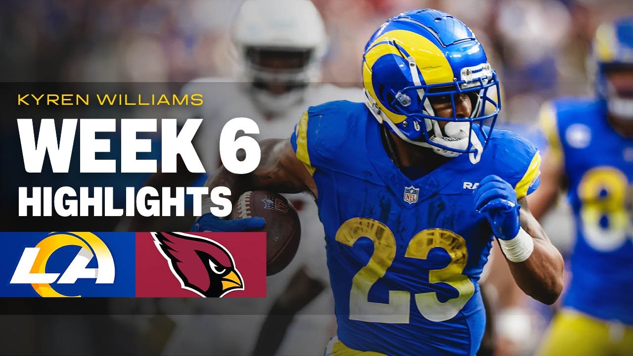 Highlights: Kyren Williams’ Best Plays From 158 Yard Game Vs. Arizona Cardinals In Week 6