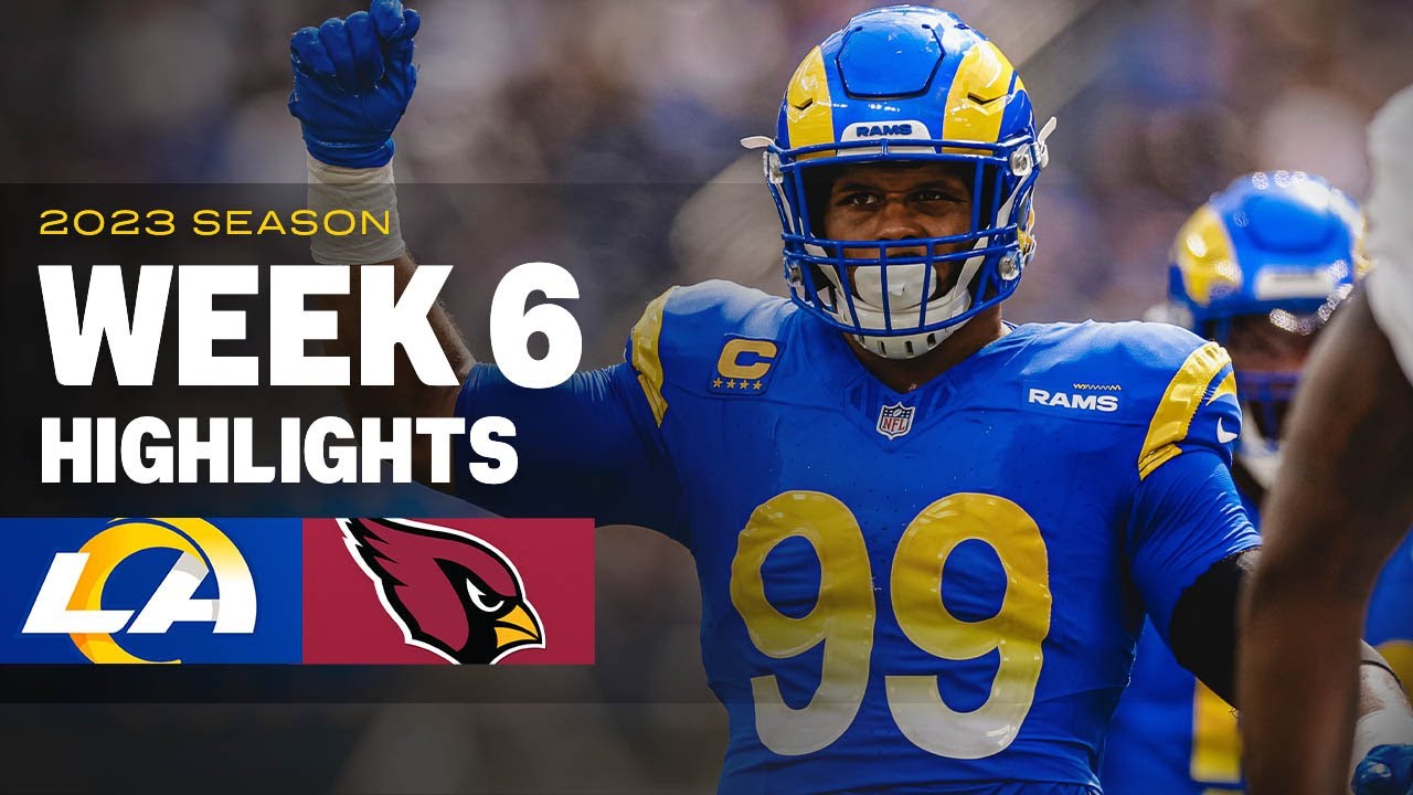 Highlights: Ram Top Plays Vs. Cardinals | Cooper Kupp’s 1st Td Of 2023, Aaron Donald’s Sack & More