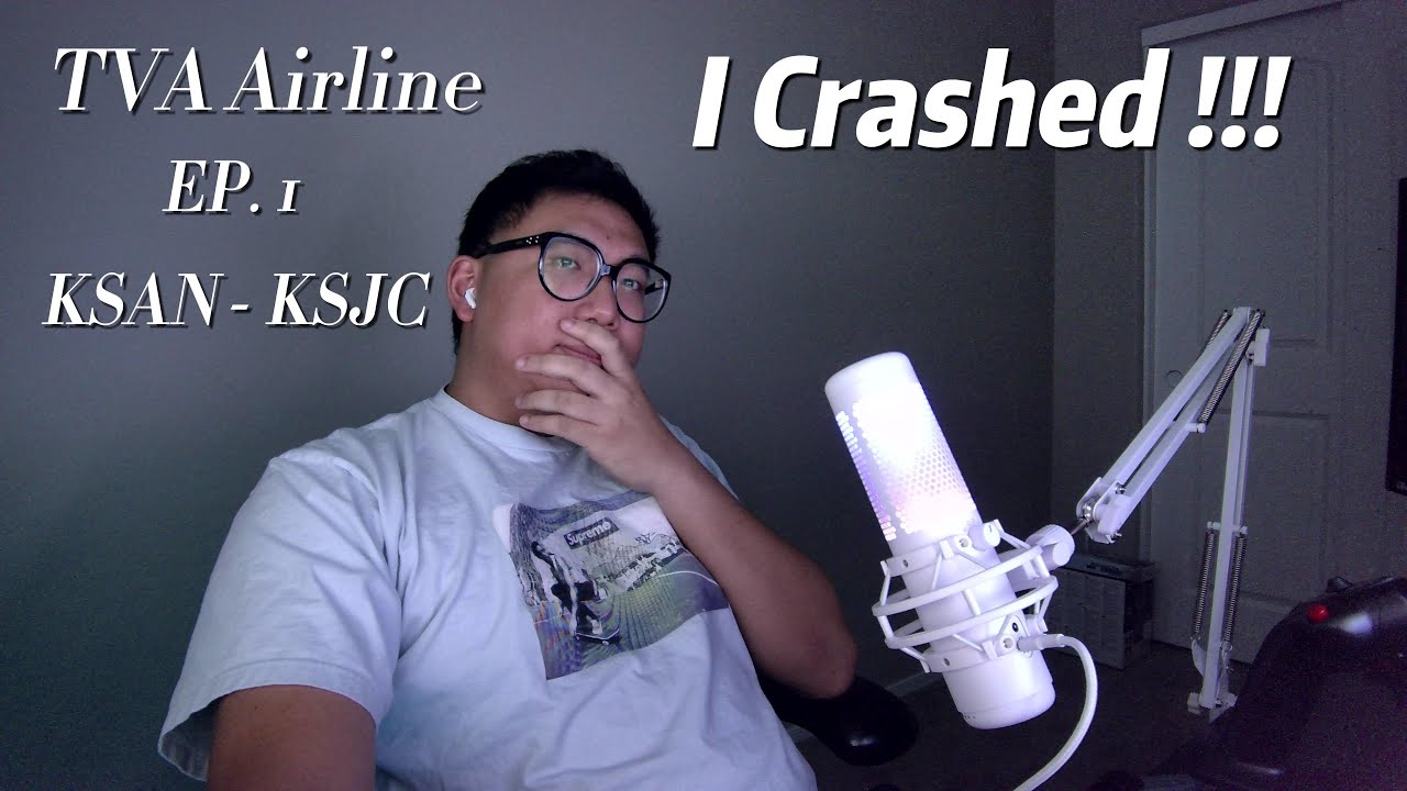 I Crashed A Plane While Landing At San Jose International Airport! I Tva Air First Flight I Msfs