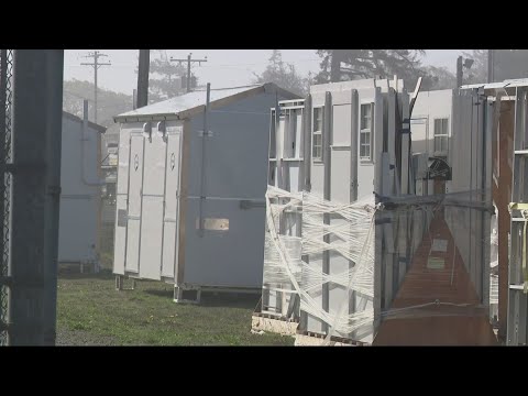 In Seaside, Tiny Houses For Homeless People Sit Largely Unassembled And Unused