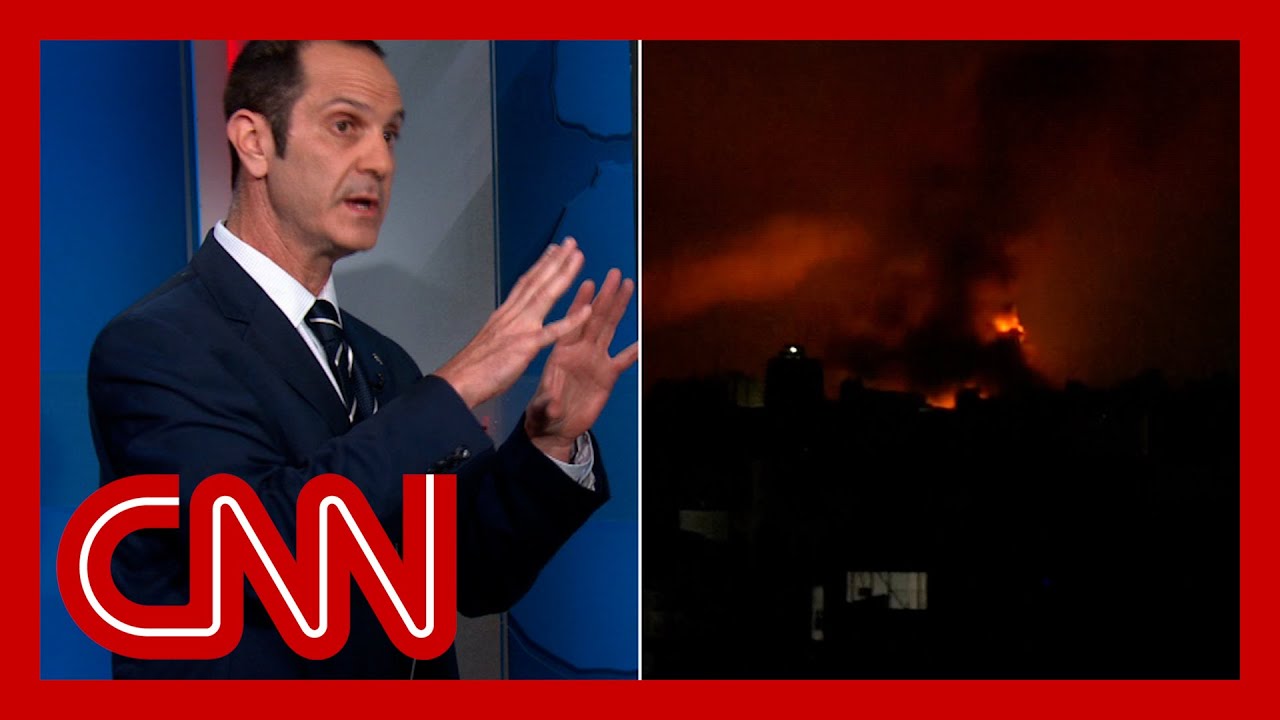 Intense Bombardment On Gaza City Picks Up During On Air Segment. See The Live Pictures