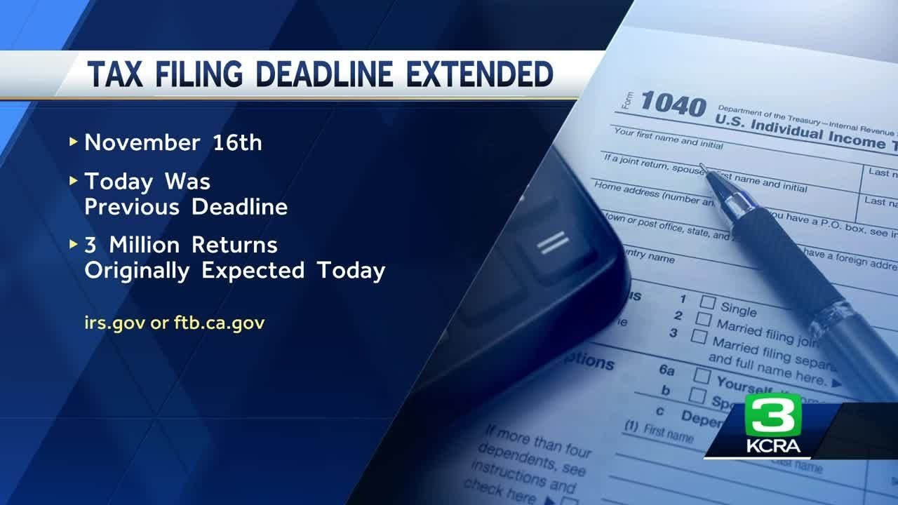IRS postpones tax-filing and tax-payment deadline to Nov. 16 for California storm victims 2 Irs Postpones Tax Filing And Tax Payment Deadline To Nov. 16 For California Storm Victims