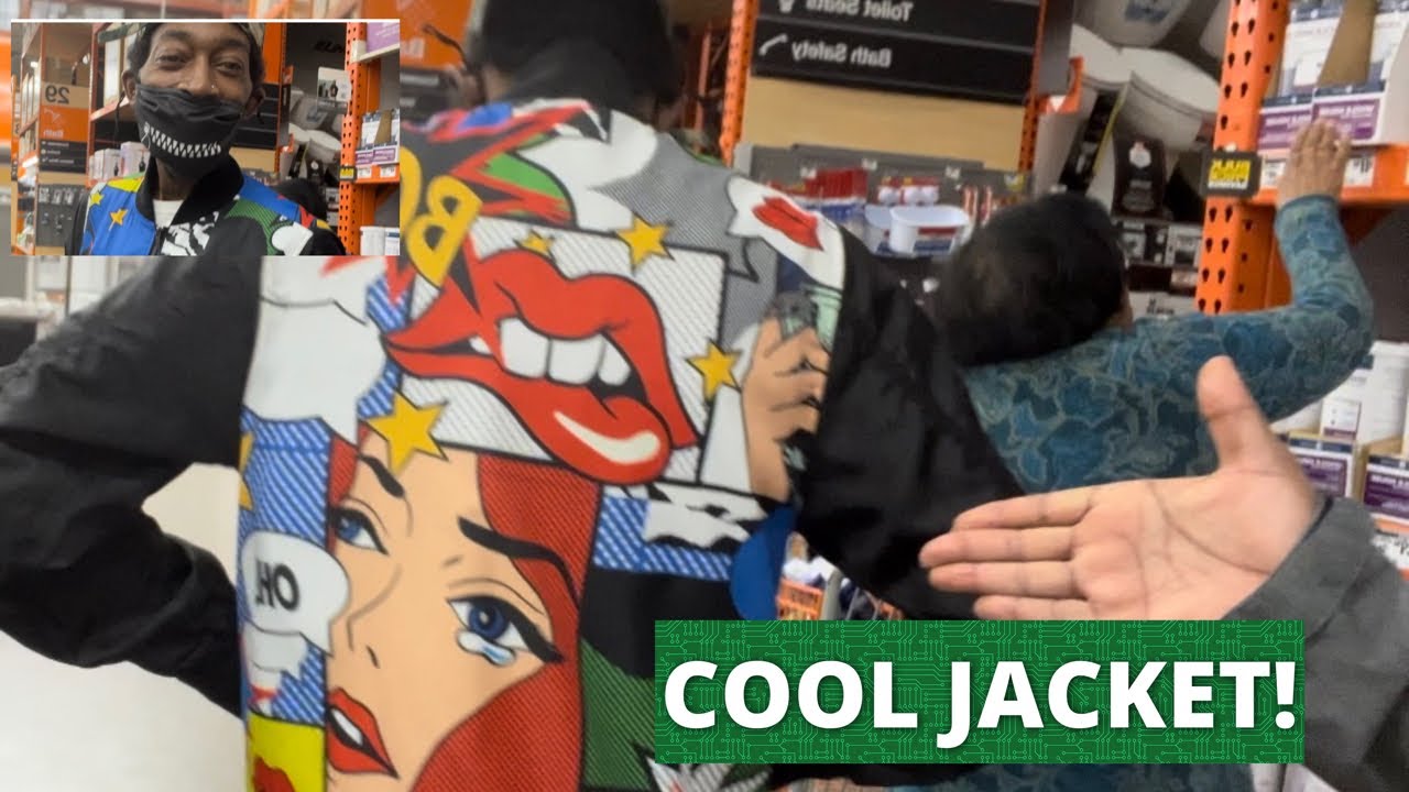 Jacoby At Home Depot Fayetteville Georgia Has Cool Jacket But Guess The Comic Book Character On It