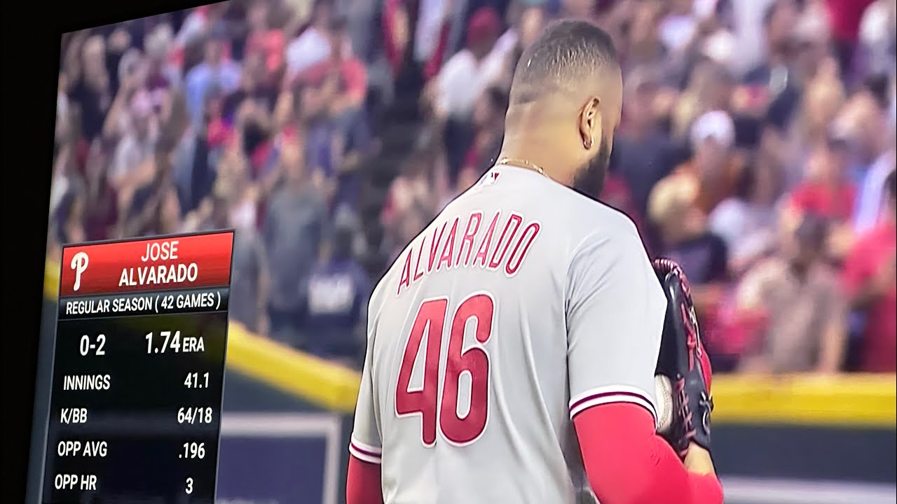 Jose Alvarado Comes In Relief For The Phillies In The Bottom Of The 8th By: Vinny Lospinuso 2 Jose Alvarado Comes In Relief For The Phillies In The Bottom Of The 8th By: Vinny Lospinuso