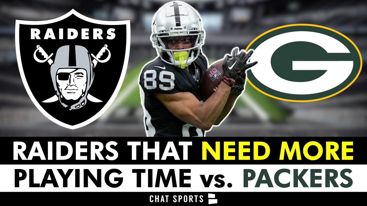 Josh Mcdaniels You’re A Moron If You Don’t Play These 6 Raiders More Against The Packers!