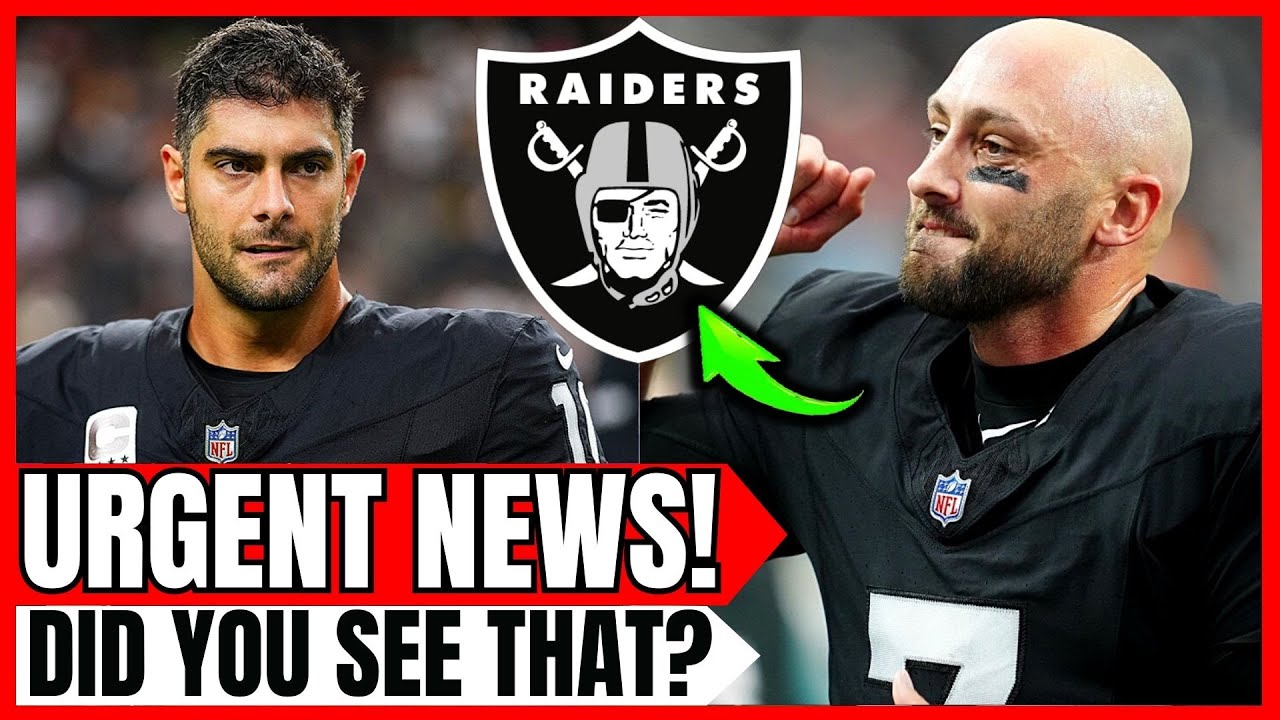 🔥just Happened! He Is Out! Nobody Waited For That! Las Vegas Raiders News! Raiders News Today