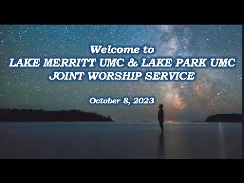 Lake Merritt /lake Park October 8, 2023 Sunday Joint Worship