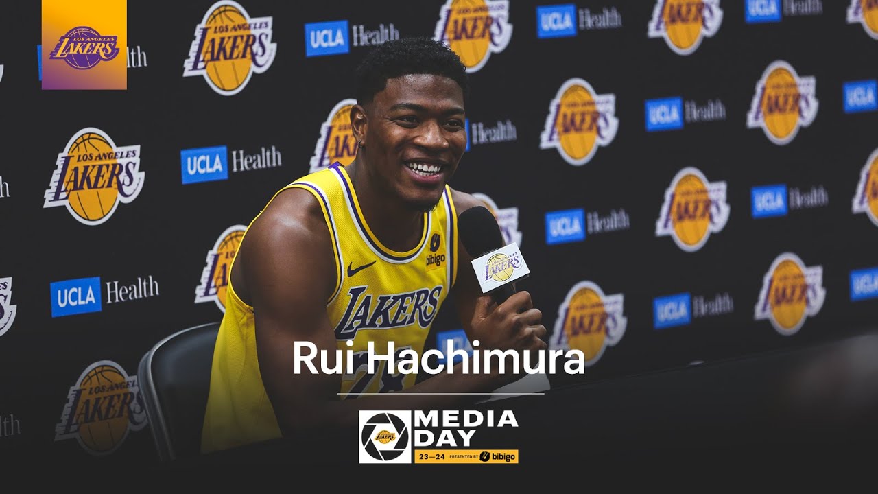 Lakers Media Day 2023 – Rui Hachimura Press Conference