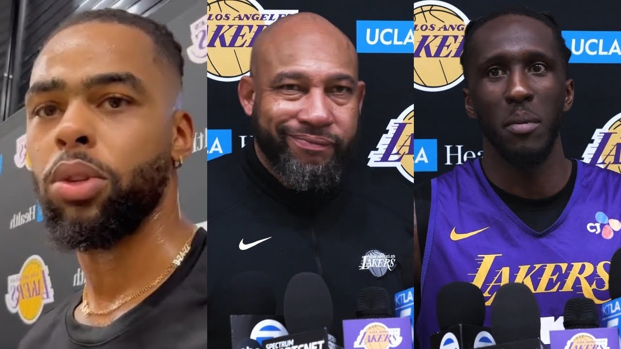 Lakers Practice Media Availability Ahead Of Season Opener Vs Nuggets: Dlo, Prince & Coach Ham