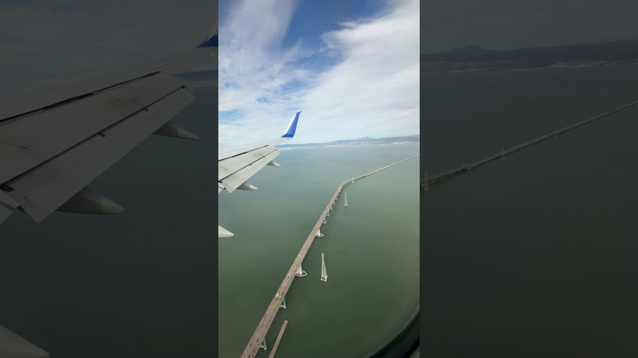 Landing Into Sfo San Francisco International Airport, California #flying #travel #sanfrancisco