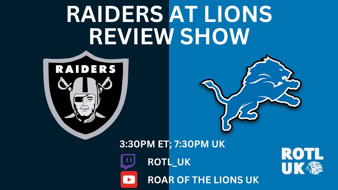 Las Vegas Raiders @ Detroit Lions Review | Nfl 2023 Week 8