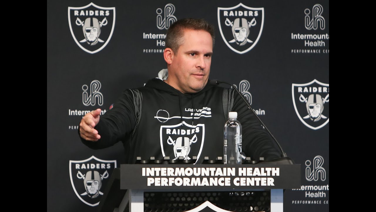 Las Vegas Raiders’ Josh Mcdaniels Midweek Presser Before Detroit Lions