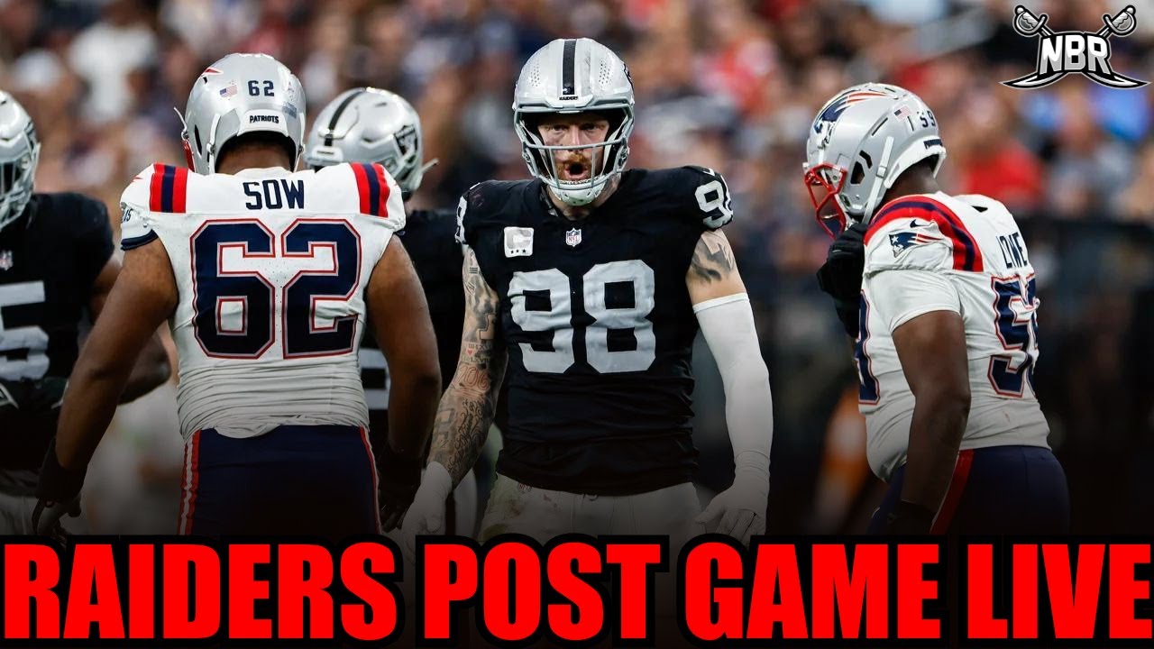 Las Vegas Raiders Post Game Live | Raiders Win! 21 17 Over The Patriots!!