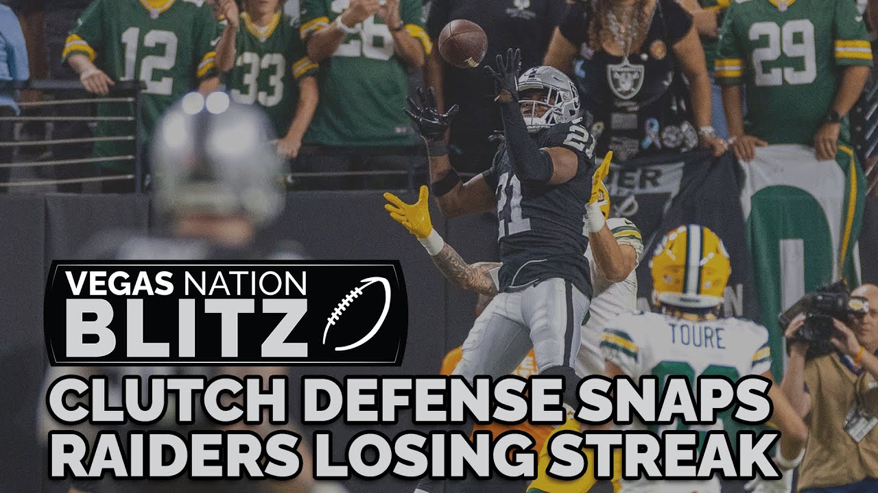 Las Vegas Raiders snap losing streak with "Monday Night Football" victory | Vegas Nation Blitz 1 Las Vegas Raiders Snap Losing Streak With “monday Night Football” Victory | Vegas Nation Blitz