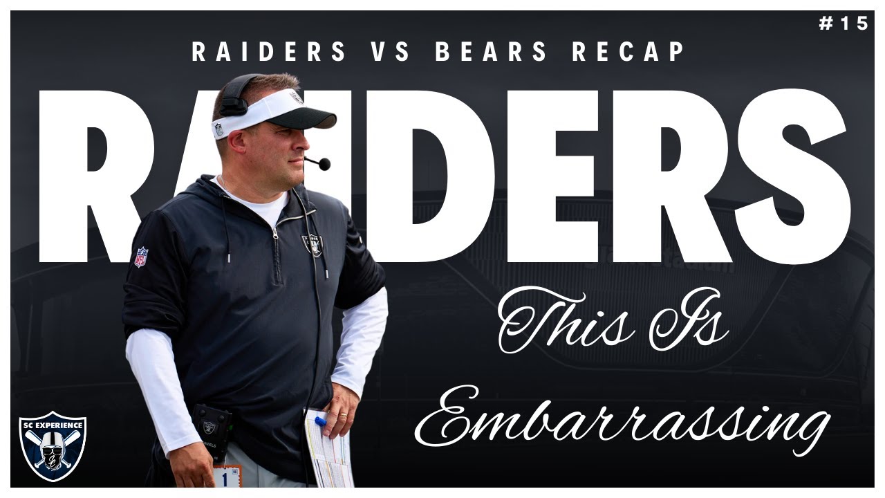 Las Vegas Raiders Vs Chicago Bears | Postgame Analysis Show | This Is Embarrassing 🚨