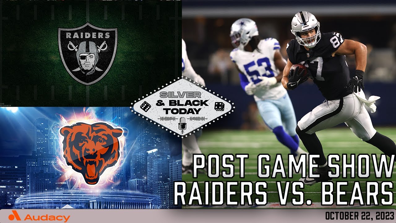 Las Vegas Raiders Vs Chicago Bears | Postgame Reaction Show | Silver & Black Today