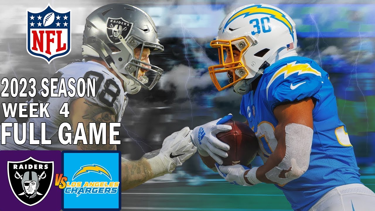 Las Vegas Raiders Vs Los Angeles Chargers Full Game 1st 10/01/23 Week 4 | Nfl Highlights Today