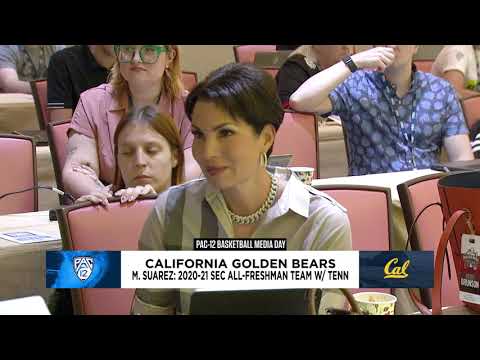 Leilani Mcintosh And Marta Suarez Press Conference | 2023 Pac 12 Women’s Basketball Media Day | Cal