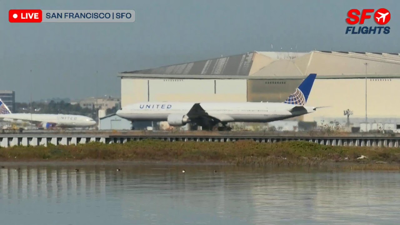 🔴 Live San Francisco Airport ✈️ Sfo Plane Spotting 📅 October 19, 2023