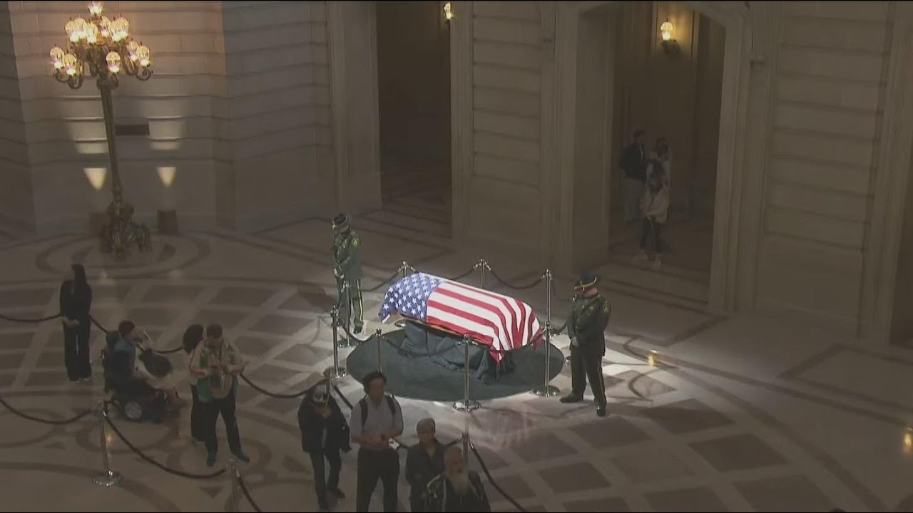 Live – Sen. Dianne Feinstein Lies In State At San Francisco City Hall