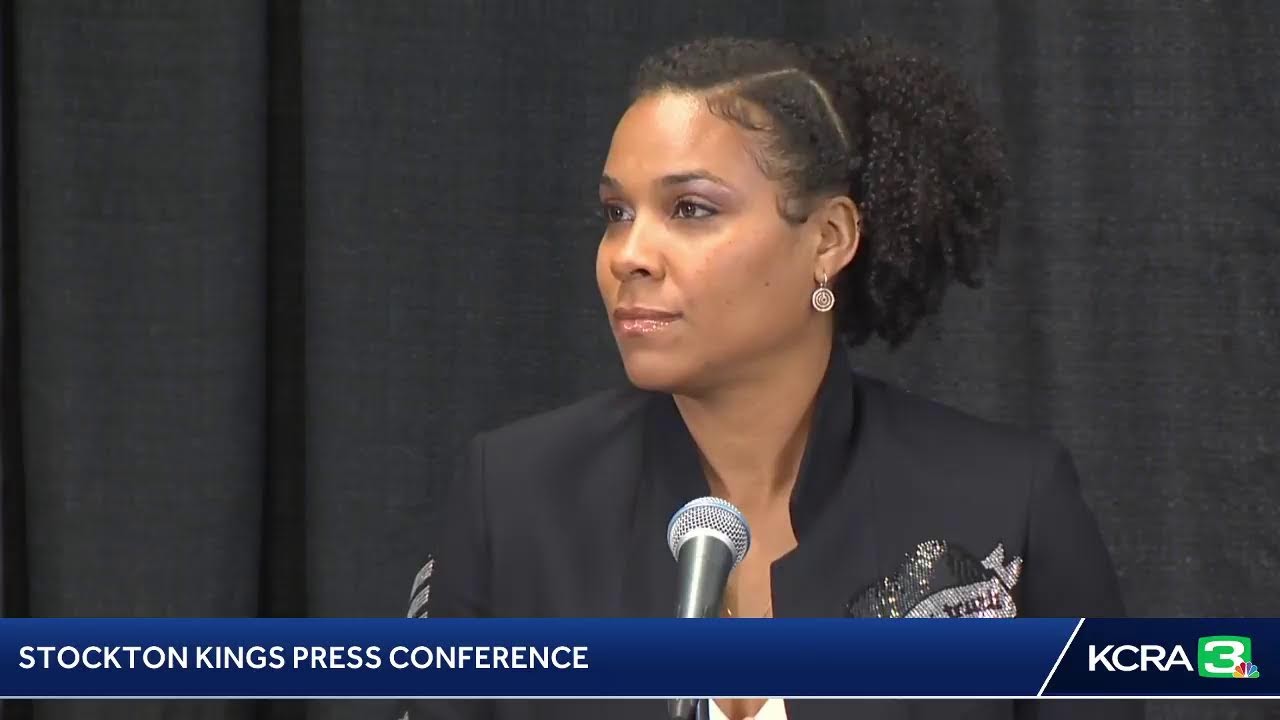 Live | Stockton Kings Coach Lindsey Harding Speaks To Reporters