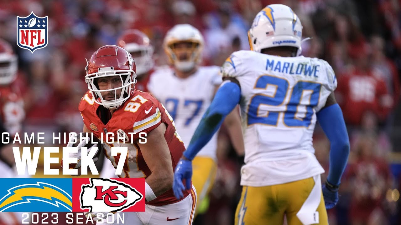 Los Angeles Chargers Vs. Kansas City Chiefs | 2023 Week 7 Game Highlights