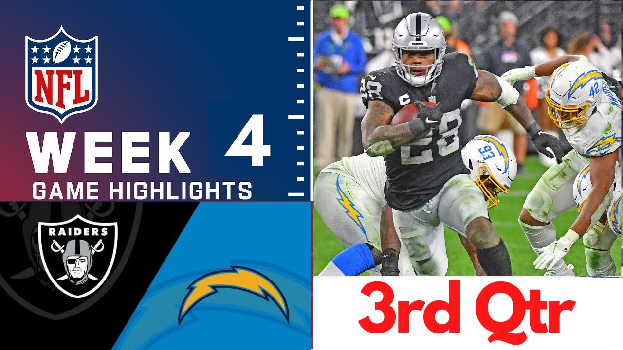 Los Angeles Chargers Vs. Las Vegas Raiders Highlights 3rd Qtr Full Hd | Nfl Week 4, 2023