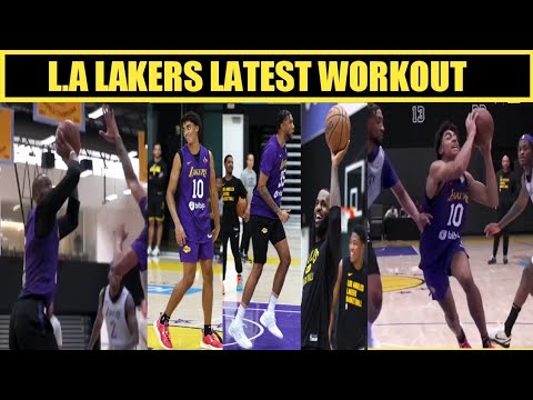 Los Angeles Lakers Latest Workout Compilation (lakeshow)