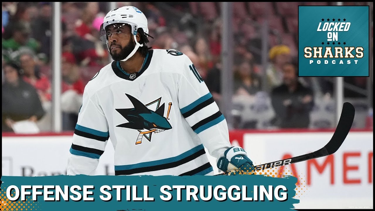 Mackenzie Blackwood Continues Strong Play, But The San Jose Sharks Can’t Scrounge Up Enough Offense