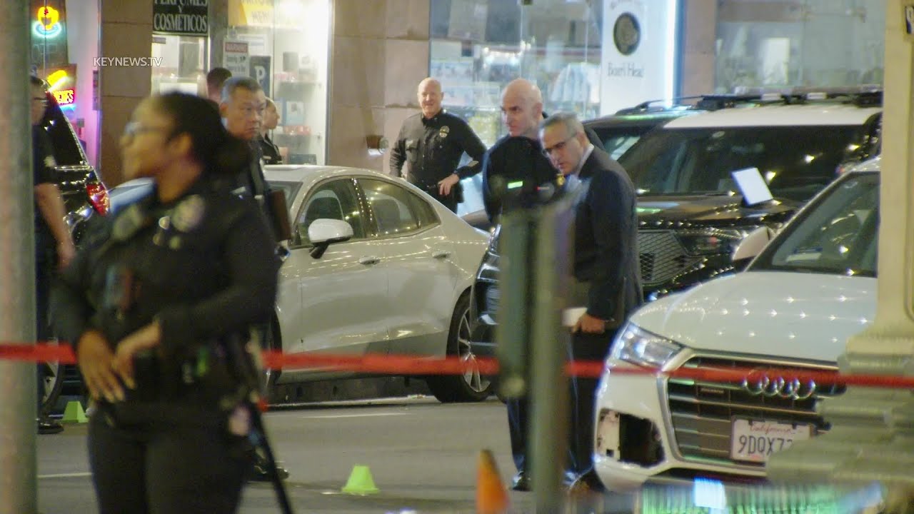 Man Armed With Knife Shot By Police Officers In Downtown Los Angeles