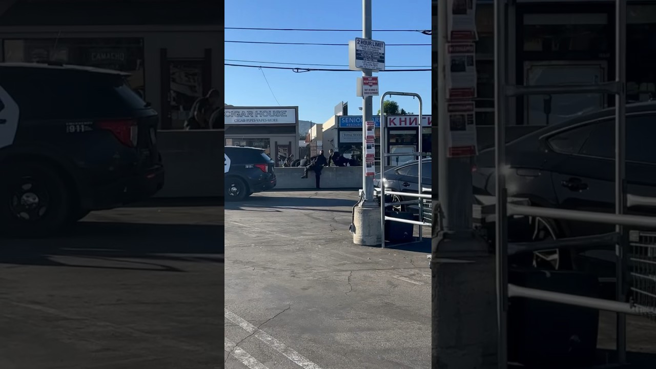 Man With Weapon Captured In Gelson’s Parking Lot Los Angeles California