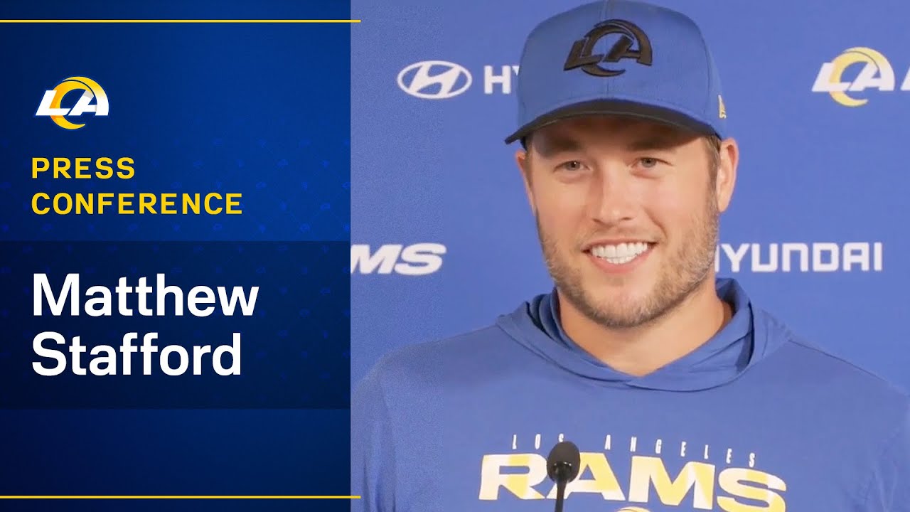 Matthew Stafford Addresses The Media Heading Into Sunday's Game Against The Cardinals 2 Matthew Stafford Addresses The Media Heading Into Sunday’s Game Against The Cardinals