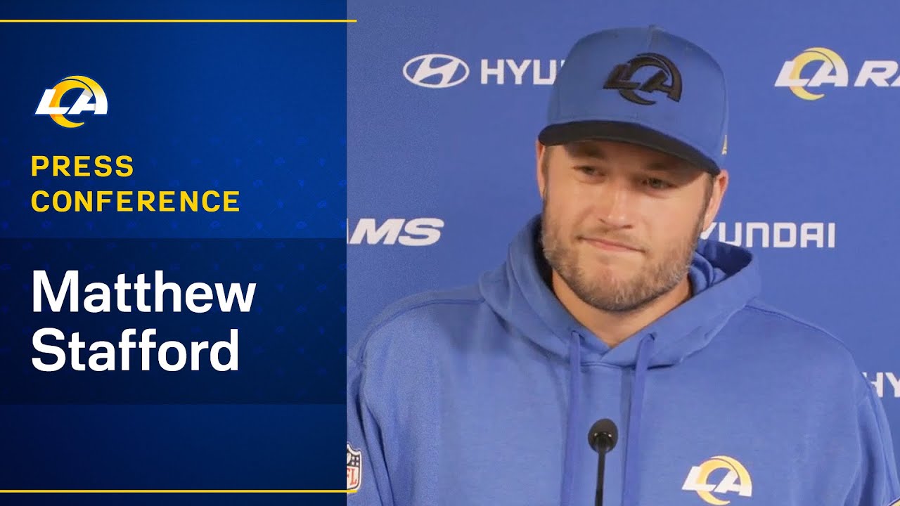 Matthew Stafford Addresses The Media Heading Into Sunday's Game Against The Steelers 2 Matthew Stafford Addresses The Media Heading Into Sunday’s Game Against The Steelers