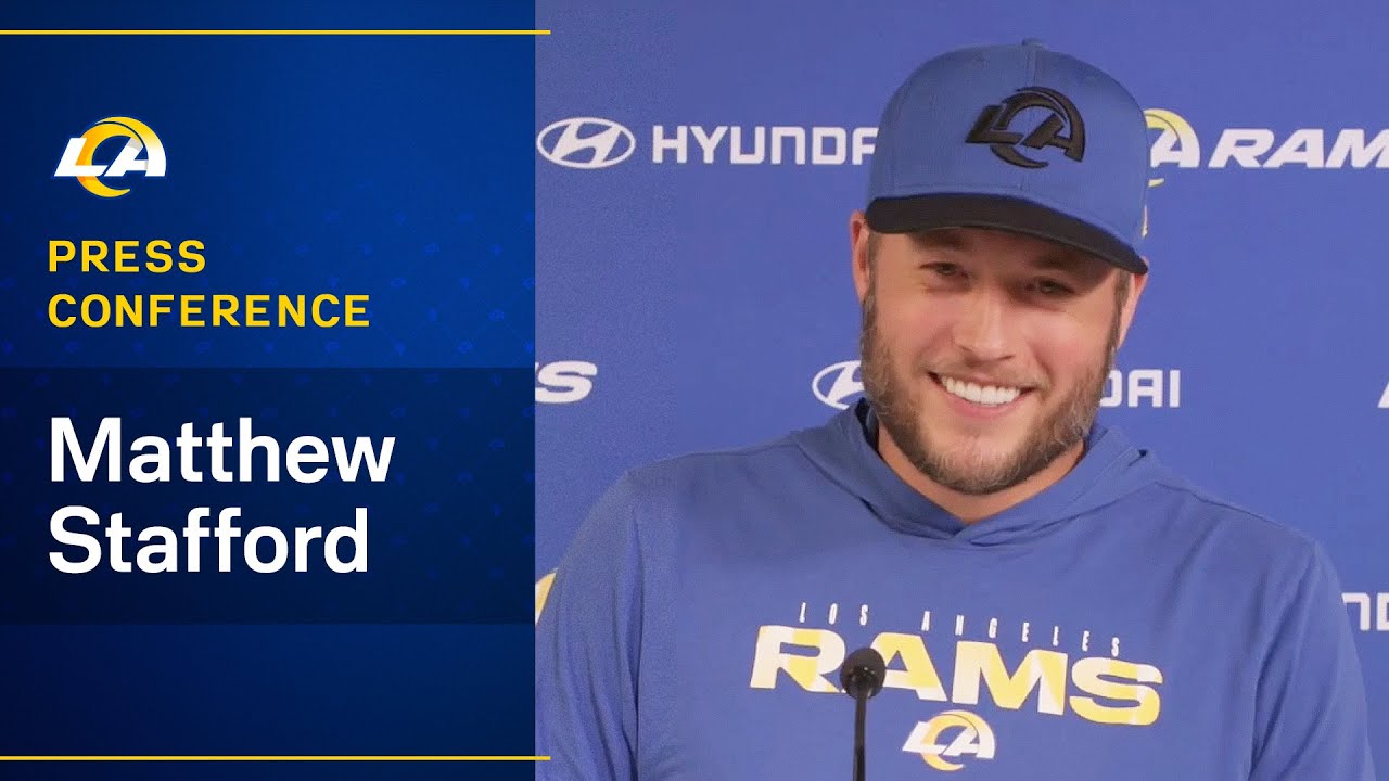 Matthew Stafford Addresses The Media Heading Into Sunday’s Game Against The Eagles