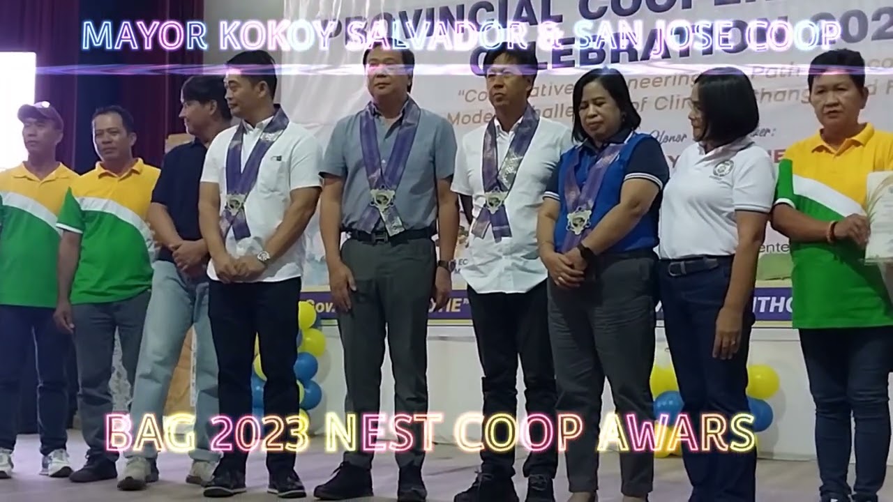 Mayor Kokoy & San Jose City Coop Bag Awards