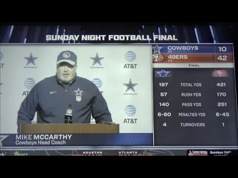 Mike Mccarthy Postgame Presser Vs 49ers; Kyle Shanahan Postgame Presser Vs Cowboys | Cowboys Lose