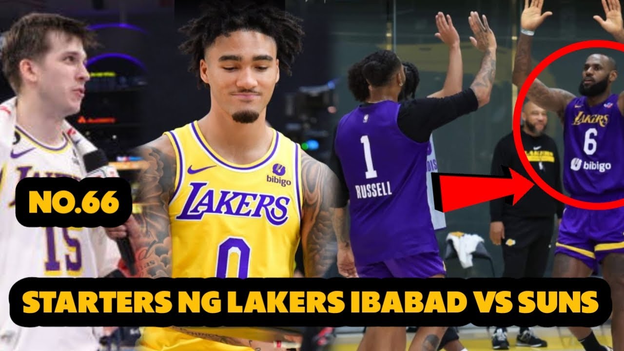 NAKO LAKERS PLANONG PAGLARUIN ANG KANILANG MGA STARTERS HANGGANG TATLONG QUARTERS. 2 Nako Lakers Planong Paglaruin Ang Kanilang Mga Starters Hanggang Tatlong Quarters.