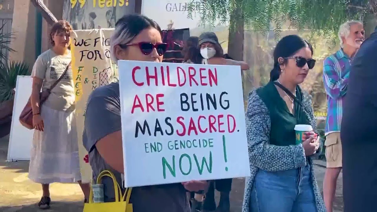 Nearly 100 protestors gather outside of Congressman Carbajal’s office to urge signing of ... 2 Nearly 100 Protestors Gather Outside Of Congressman Carbajal’s Office To Urge Signing Of …