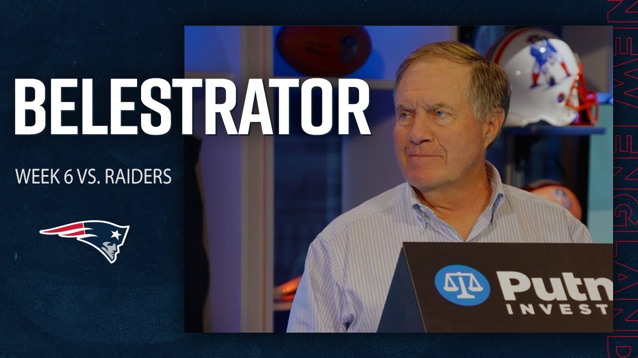 New England Patriots Head Coach Bill Belichick Breaks Down The Raiders Playmakers | Belestrator