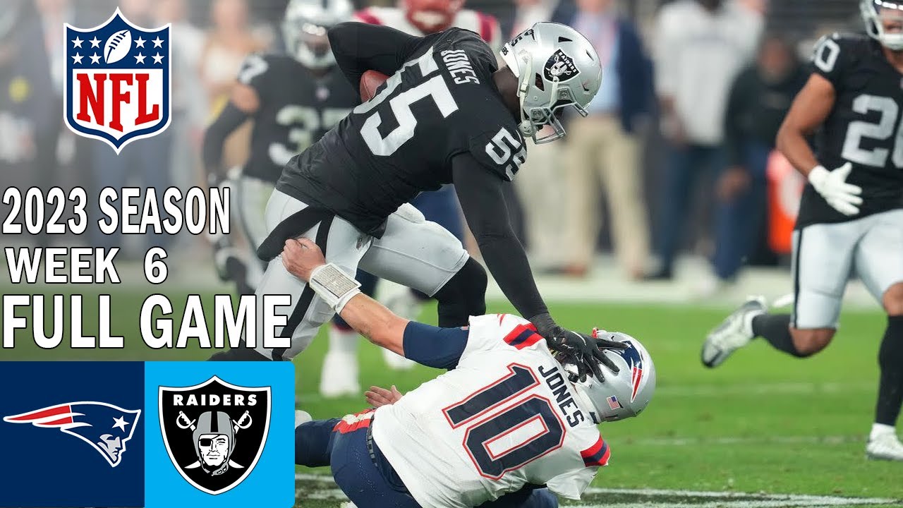 New England Patriots Vs Las Vegas Raiders Full Game (10/15/23) | Nfl Season 2023 Week 6