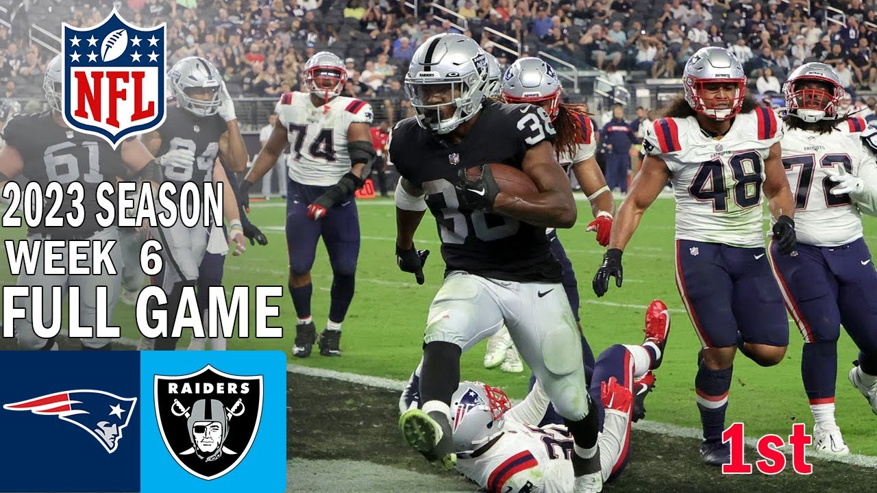 New England Patriots Vs Las Vegas Raiders Full Game 1st (10/15/23) | Nfl Season 2023 Week 6