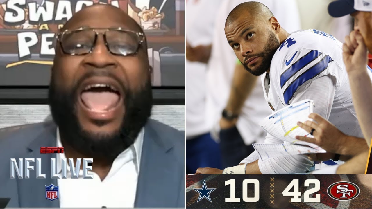 Nfl Live | “worst Game Of Dak Prescott’s Career” – Marcus Spears Shaped Cowboys’ 42 10 Loss 49ers