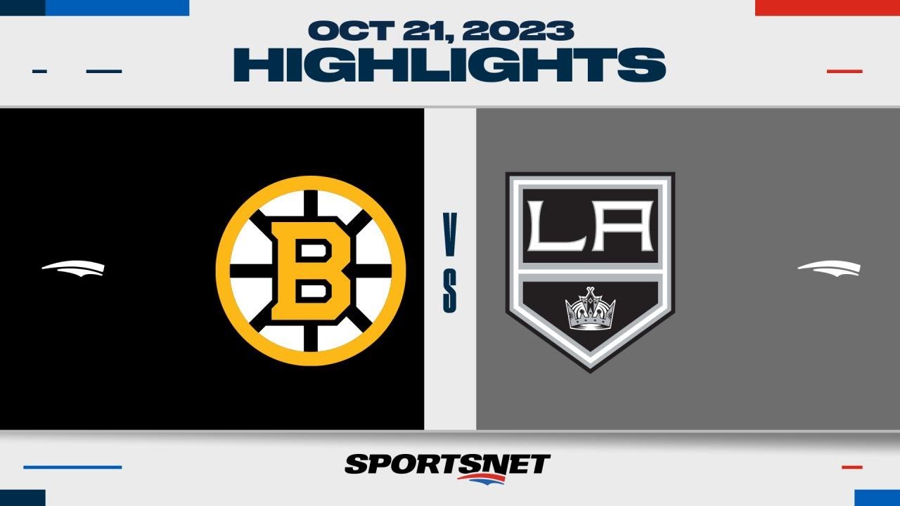 Nhl Highlights | Bruins Vs. Kings – October 21, 2023