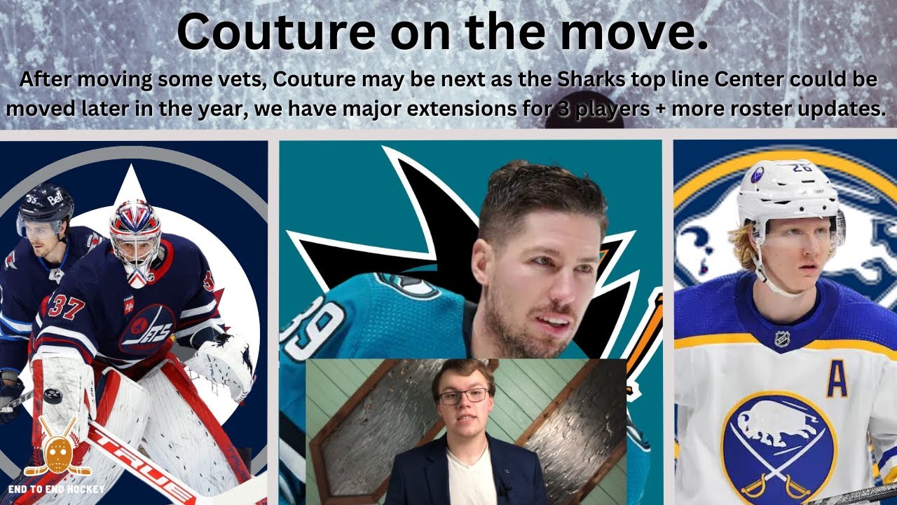 Nhl Trade Rumours: Couture Leaving San Jose, Major Extensions In Winnipeg And Buffalo + Roster News.