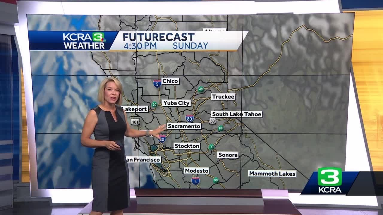 Nice Sunday Ahead. Bit Cooler Monday In Northern Calfornia