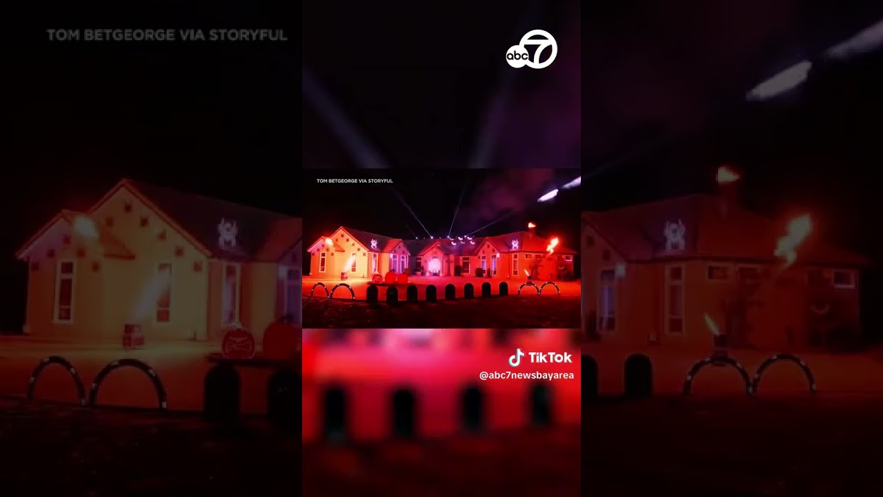 Norcal Home Transforms Into Halloween Laser Spectacular